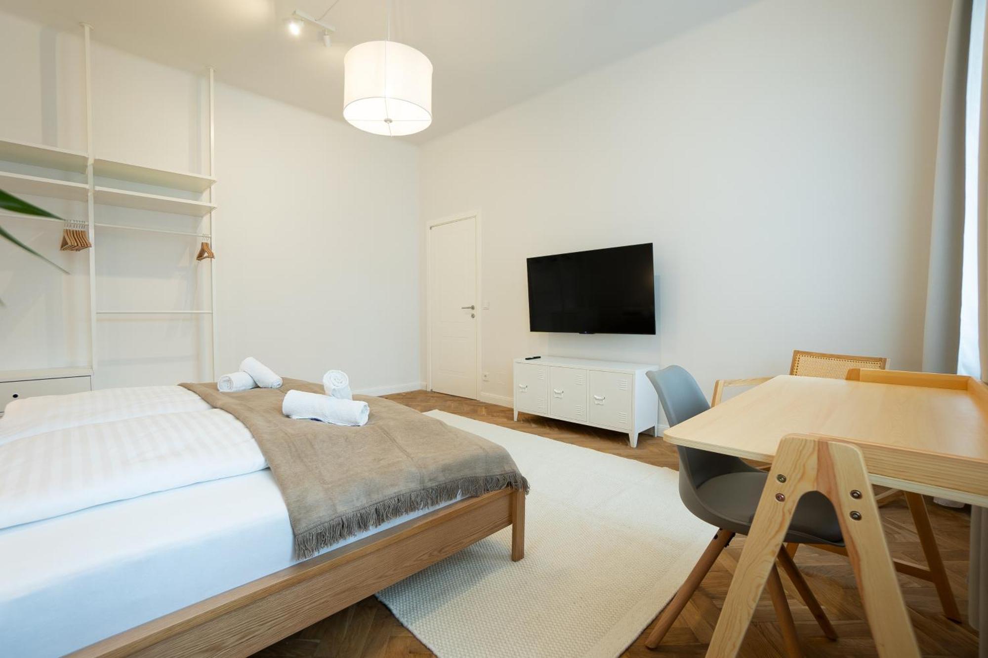 Chic 94M2 Apartment With A King-Size Bed Viena Exterior foto